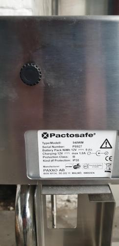 Pactosafe waste sealing system